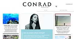 Desktop Screenshot of conradmagazine.com